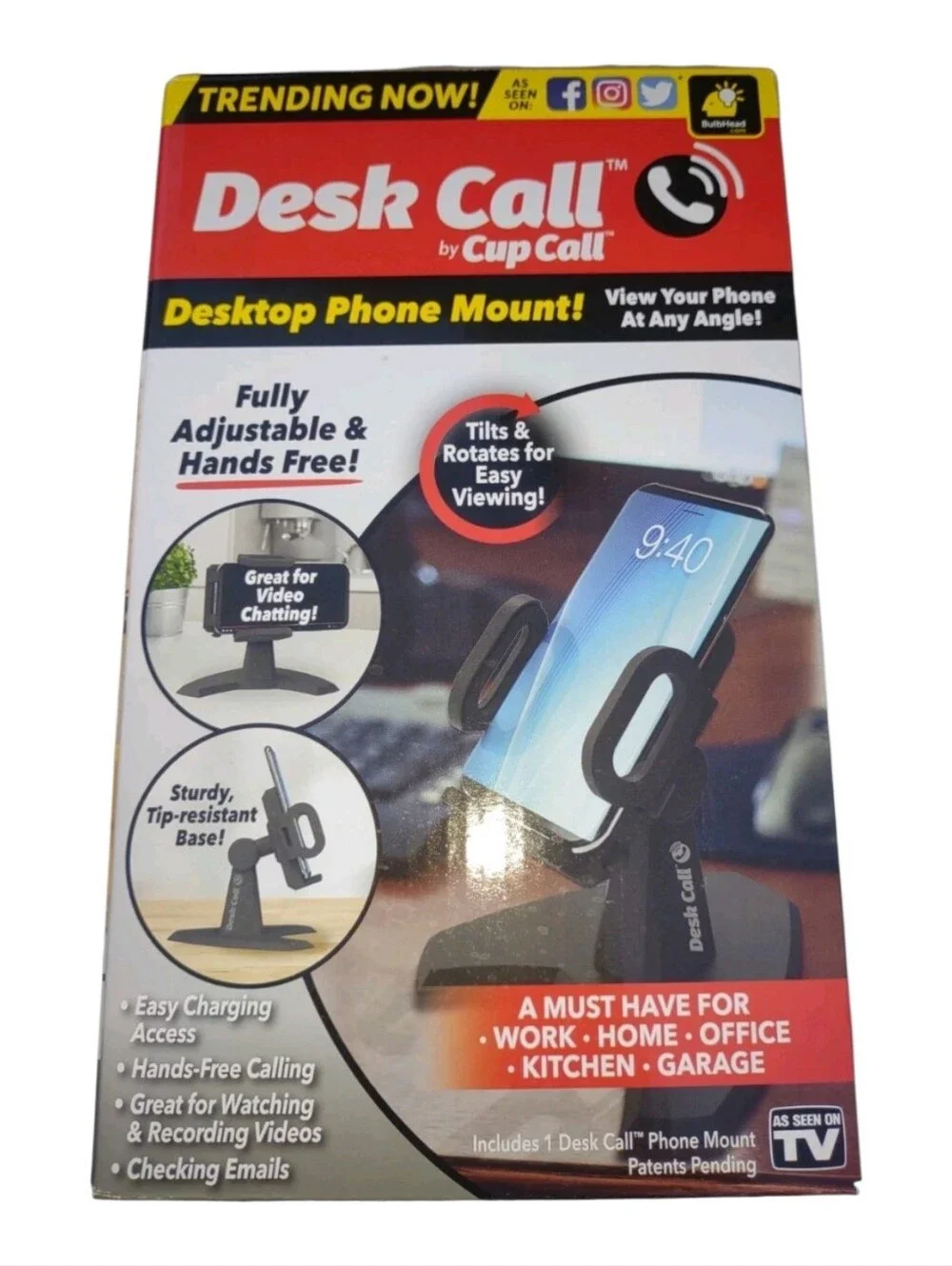 Desk Call Desktop Phone Mount NEW